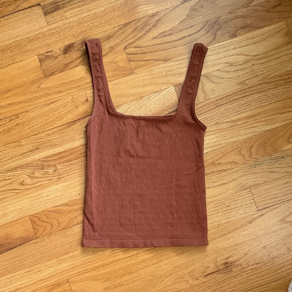 Free People Rust Tank Top